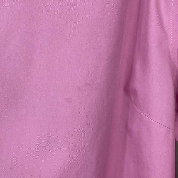 Talbots Wrinkle Resistant Pink Long Sleeves Button Down Shirt - Picture 5 of 9